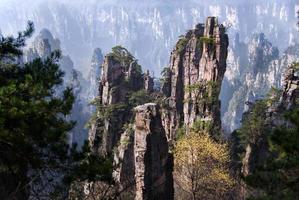 zhangjiajie nationell skog parkera, hunan, Kina foto