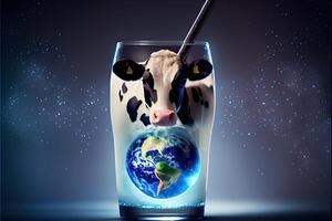 värld mjölk dag 1: a juni ai genererad foto