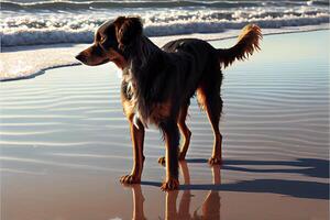 värld hund dag 26: e augusti ai genererad foto