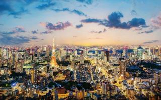 stadsbilden i tokyo foto