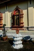 gammal buddist tempel i Asien foto