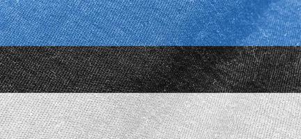 estland tyg flagga bomull material bred flaggor tapet färgad tyg estland flagga bakgrund foto
