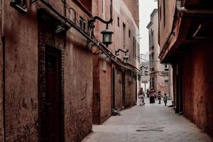 de århundraden gammal kashgar gammal stad är belägen i de Centrum av kashgar. foto