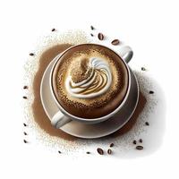 coffe illustration ai genererad foto