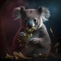 koala illustration ai genererad foto