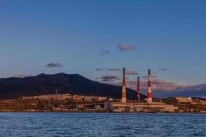 de stad av petropavlovsk-kamchatsky foto