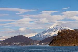 de stad av petropavlovsk-kamchatsky foto