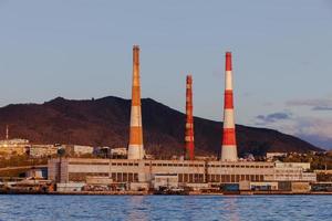 de stad av petropavlovsk-kamchatsky foto