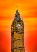 stor ben på solnedgång i london, Storbritannien. foto