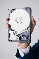 stor formatera hård disk information service teknologi foto