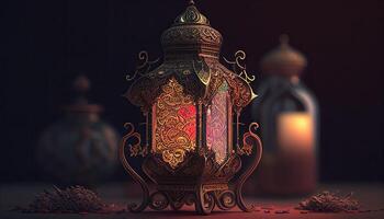 ramadan islam Semester religion illustration, generativ ai foto