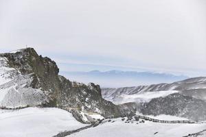 changbai berg landskap på jilin, Kina foto