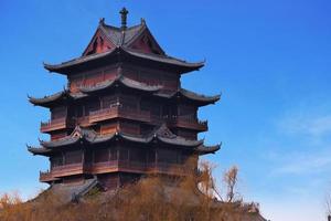 guiyuan tempel en buddist tempel belägen på wuhan stad, hubei provins av Kina. foto