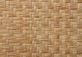 mönster av vävd bambu textur för bakgrund foto