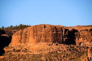 naturskön bergsutsikt foto