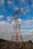 elektricitet kraft pylon foto