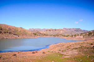 naturskön bergsutsikt foto