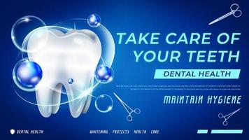 dental vård tand och mynta blad. Övrig oral vård Produkter, med jätte tand modell och dynamisk blekning effekt foto