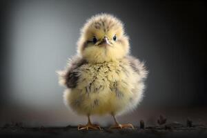 söt kycklingar skapas förbi generativ ai teknologi foto