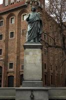 monument till nicolaus copernicus i att springa foto