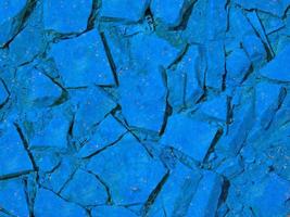 närbild av blå sten eller stenmur för bakgrund eller konsistens