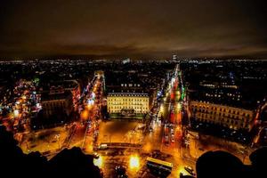 antenn se av paris, Frankrike foto