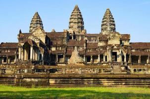 sida se av angkor wat i cambodia foto