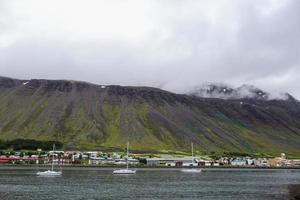 hamn i norra Island foto