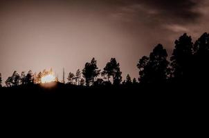 naturskön lantlig landskap foto