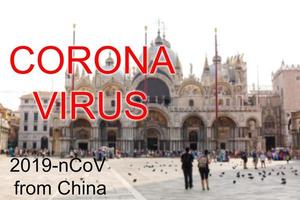 coronavirus 2019-nCoV, covid-19 i Italien. Venedig gondoler på san marco fyrkant, Venedig, Italien. foto