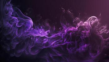 skön abstrakt bakgrund med lila rök textur. generativ ai foto