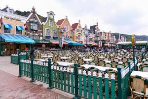 seoul, söder korea-apr 24 ,2019-everland tillflykt är en tema parkera och semester tillflykt belägen i yongin. de mest känd nöje parkera i söder korea. foto