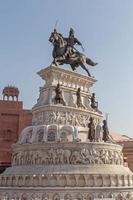 monument till maharaja ranjit singh i amritsar, Indien foto