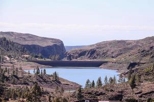 naturskön lantlig landskap foto