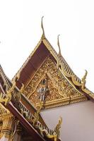 Bangkok, thailand, 2023. wat suthat thep wararam. skön buddhistisk stil tempel. foto