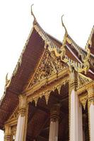 Bangkok, thailand, 2023. wat suthat thep wararam. skön buddhistisk stil tempel. foto