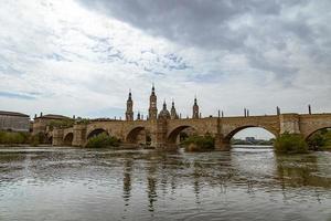 landskap nuestra senora del pilar katedral basilika foto