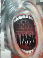 aten gata graffiti konst vägg målning freestyle stor storlek hög kvalitet konstnärlig skriva ut foto