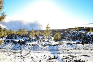 naturskön lantlig landskap foto