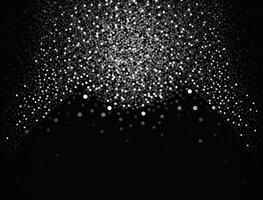 svart och vit abstrakt geometrisk bakgrund med punkt former pointillism stil skapas med generativ ai teknologi foto