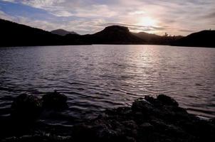 naturskön bergsutsikt foto