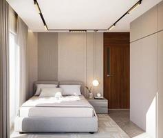 modern lyx sovrum interiör levande rum elegant design foto
