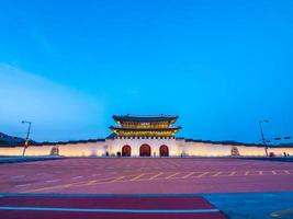 Gyeongbokgung palats, Seoul stad i Sydkorea foto