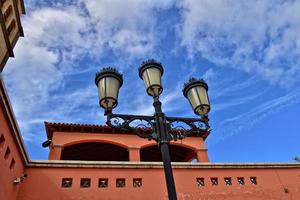 stad av corralejo på de spanska kanariefågel ö fuerteventura på en värma Semester dag foto