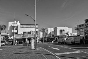 stad av corralejo på de spanska kanariefågel ö fuerteventura på en värma Semester dag foto