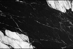 lyx marmor textur bakgrund vit svart. naturlig sten Färg material mönster generativ ai foto