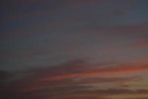 solnedgång himmel i höst foto