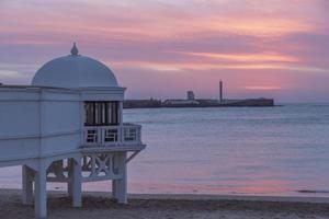 cadiz en hamn stad i andalusien i sydväst Spanien och annorlunda stad visningar foto