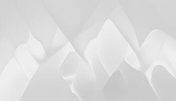 grå vit geometrisk minimal polygonal former, ai genererad foto