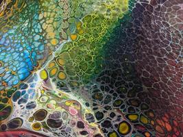 färgrik abstrakt akryl målning bakgrund vätska konst foto